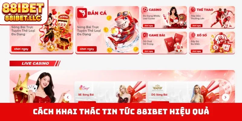 Cách khai thác tin tức 88IBET hiệu quả