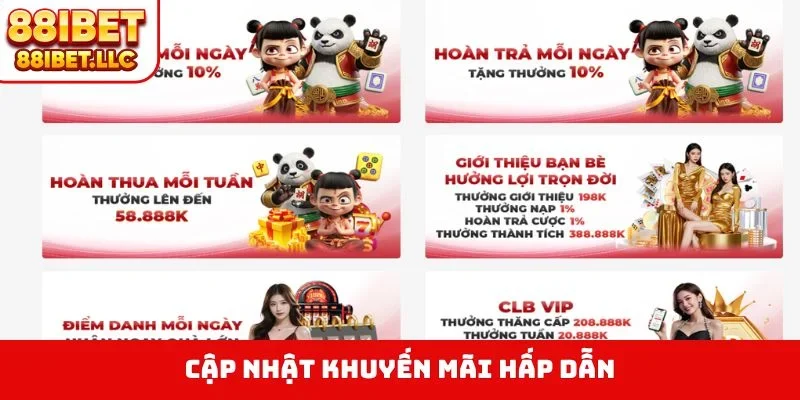 Cập nhật khuyến mãi hấp dẫn